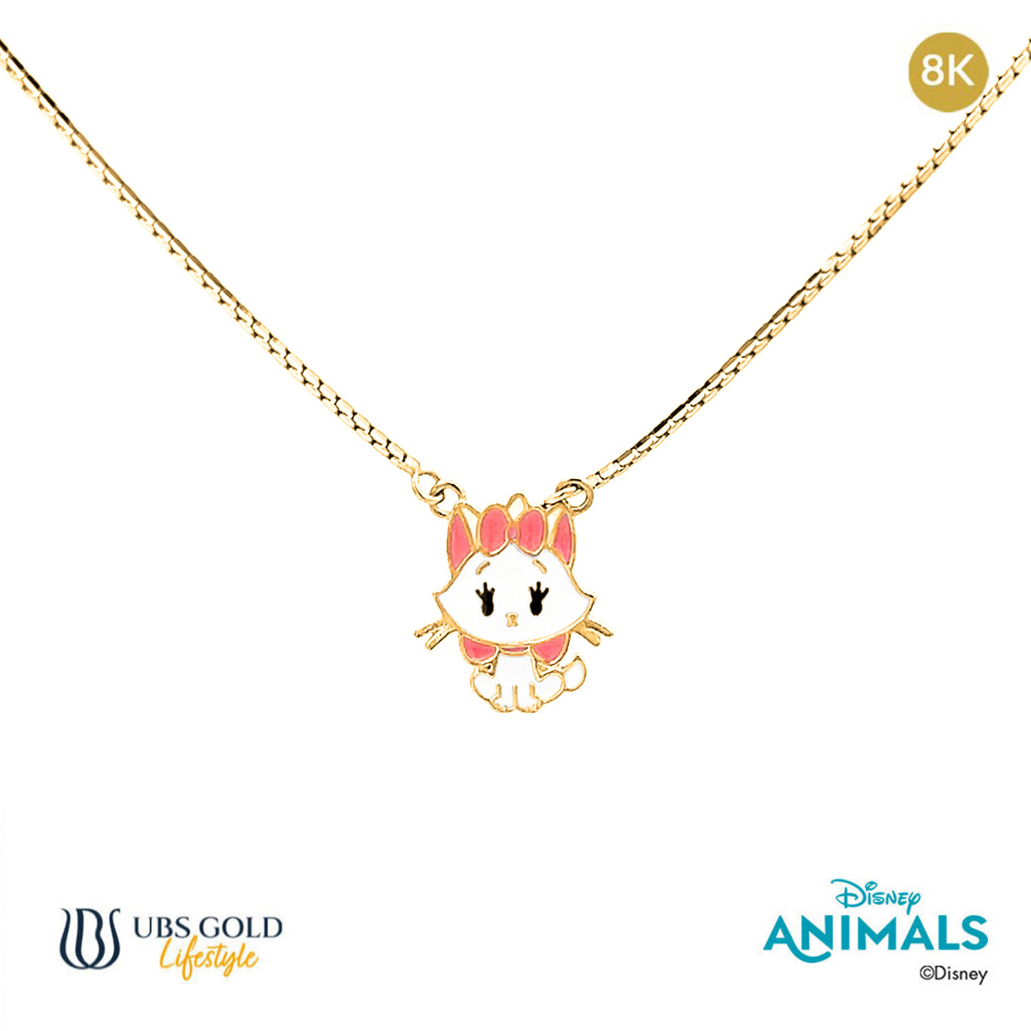UBS Gold Kalung Emas Anak Disney Animals - Kky0345K - 8K