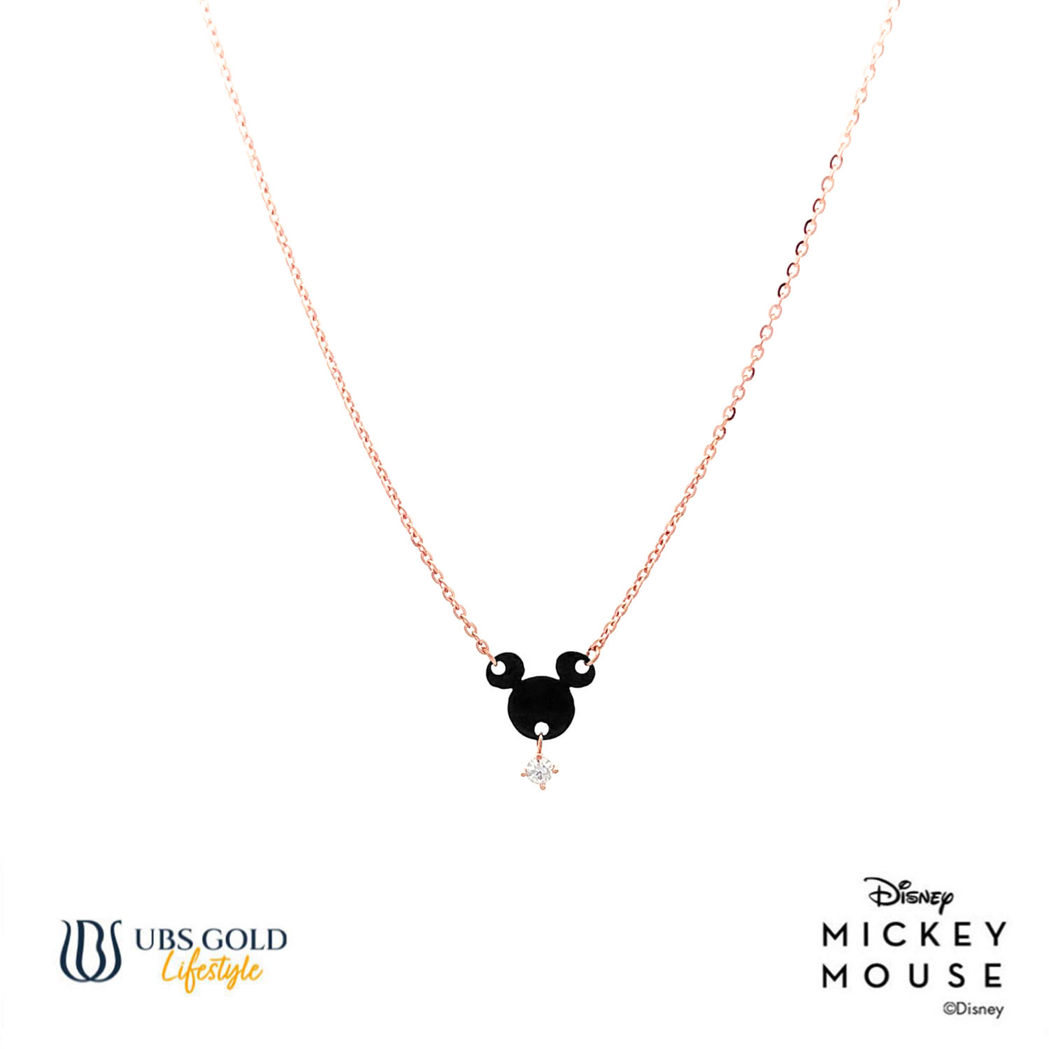 UBS Gold Kalung Emas Disney Mickey Mouse - Kky0478 - 17K