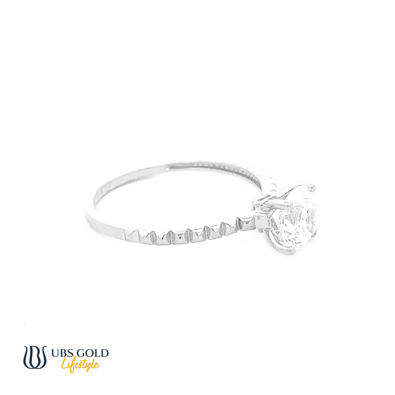 UBS Gold Cincin Emas Solitaire - Cc16242T - 17K