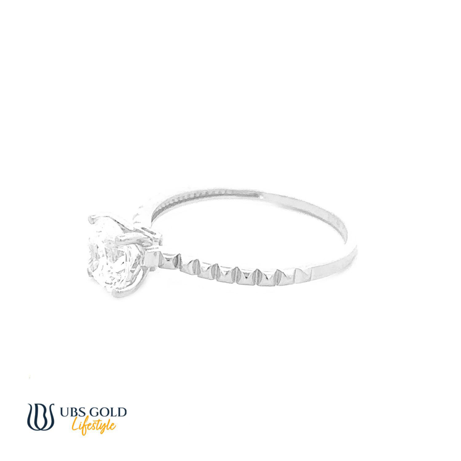 UBS Gold Cincin Emas Solitaire - Cc16242T - 17K