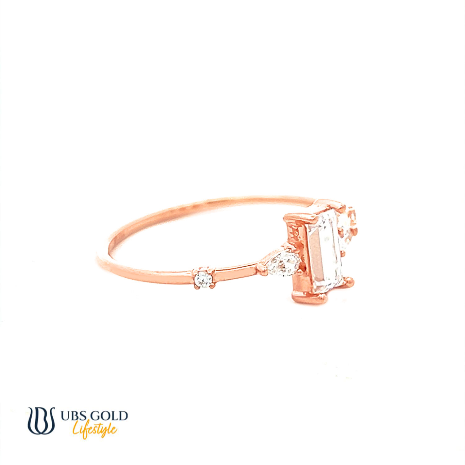 UBS Gold Cincin Emas Rachel Rose - Cc16919 - 17K