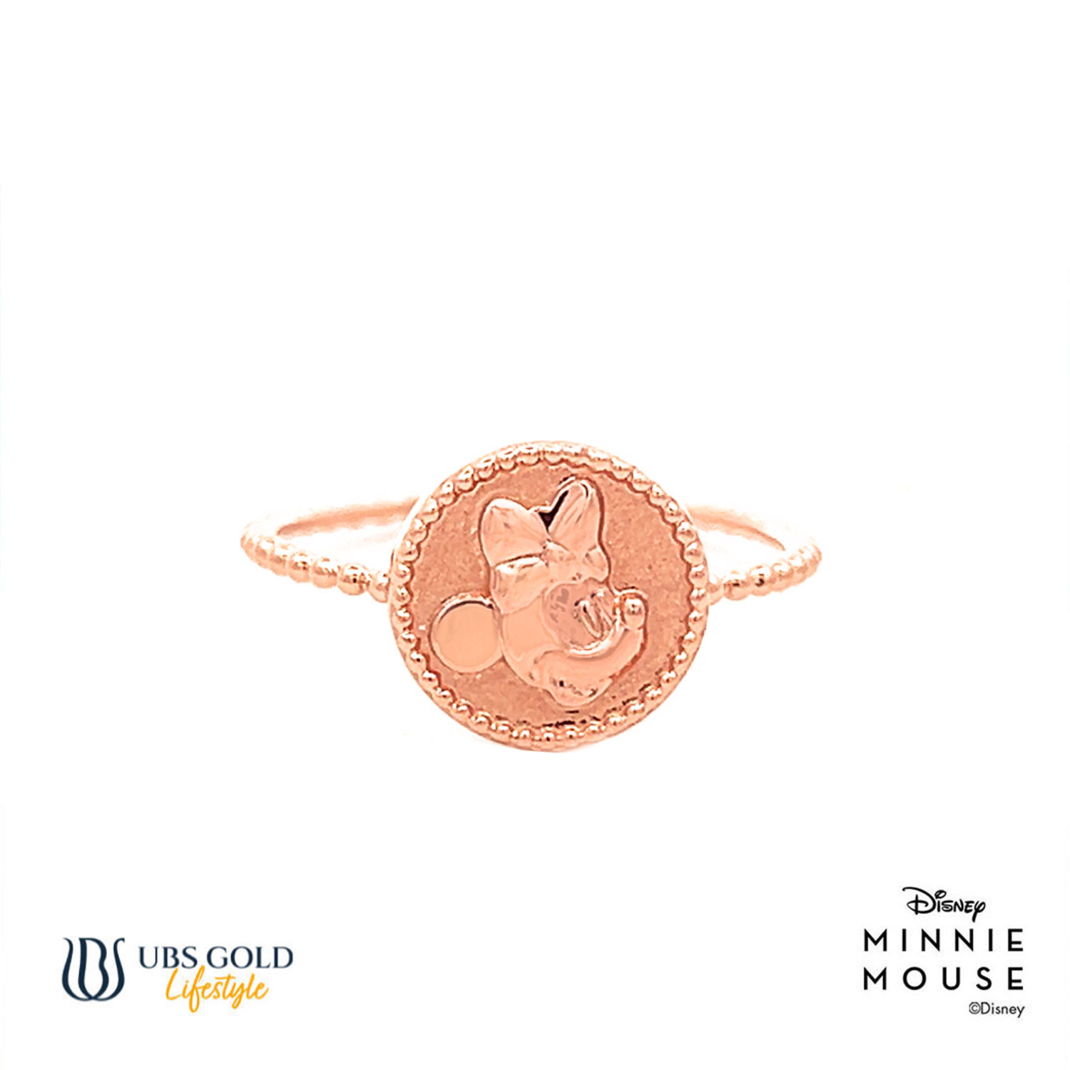 UBS Gold Cincin Emas Disney Minnie Mouse - Ccy0125 - 17K