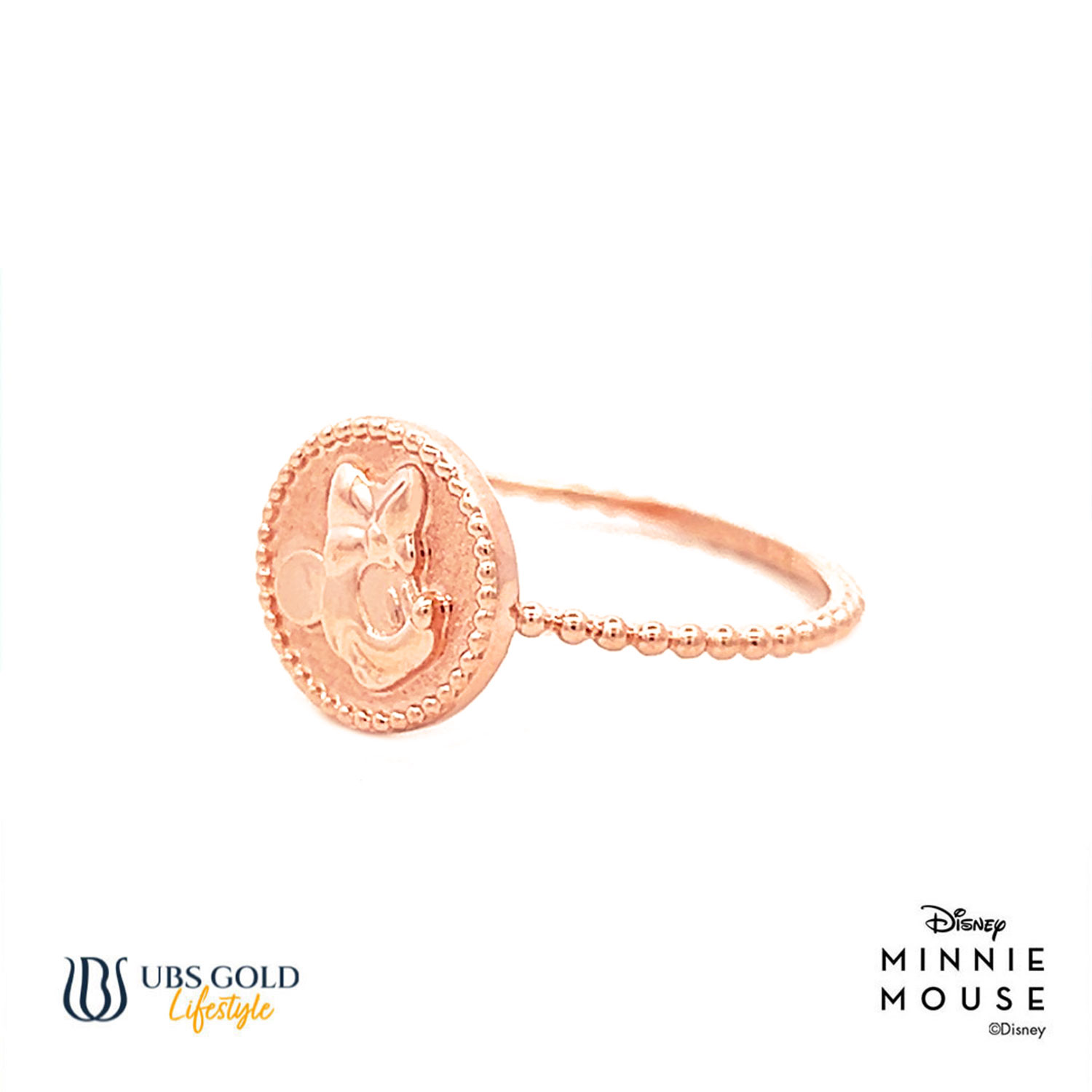 UBS Gold Cincin Emas Disney Minnie Mouse - Ccy0125 - 17K