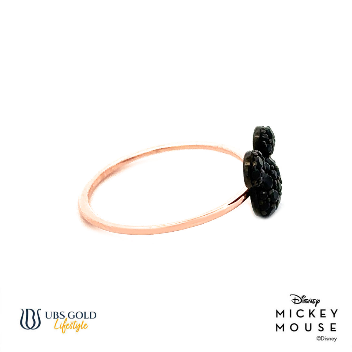 UBS Gold Cincin Emas Disney Mickey Mouse - Ccy0205 - 17K