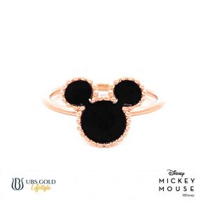 UBS Gold Cincin Emas Disney Mickey Mouse - Ccy0206 - 17K