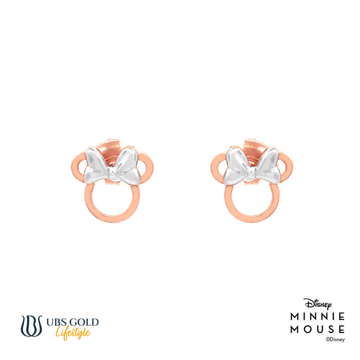 UBS Gold Anting Emas Disney Minnie Mouse - Cwy0053 - 17K