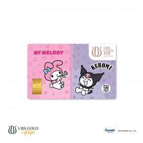 UBS Gold Logam Mulia Sanrio My Melody Kuromi 1 Gr