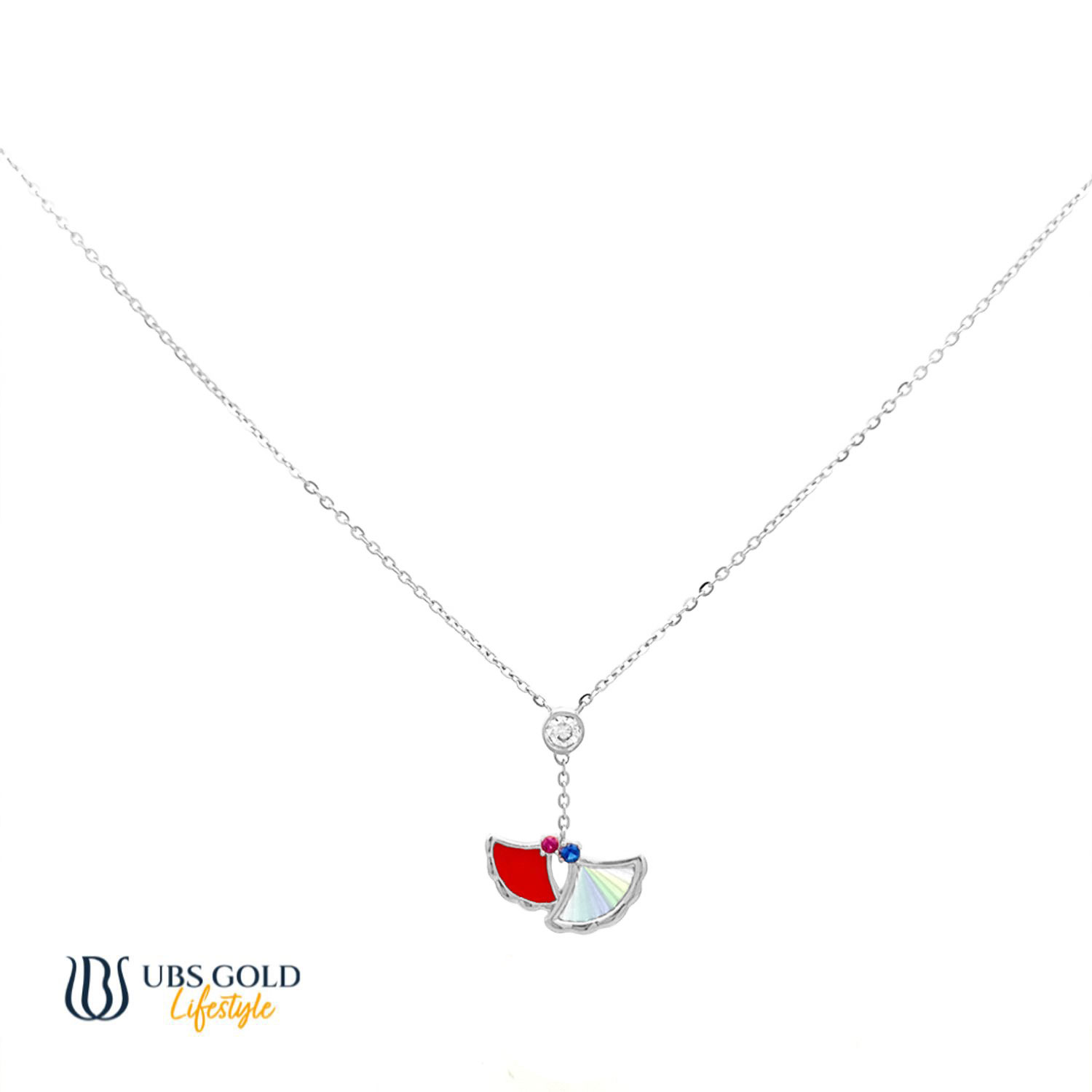 UBS Gold Kalung Emas Millie Molly Rainbow - K6k0078 - 17K