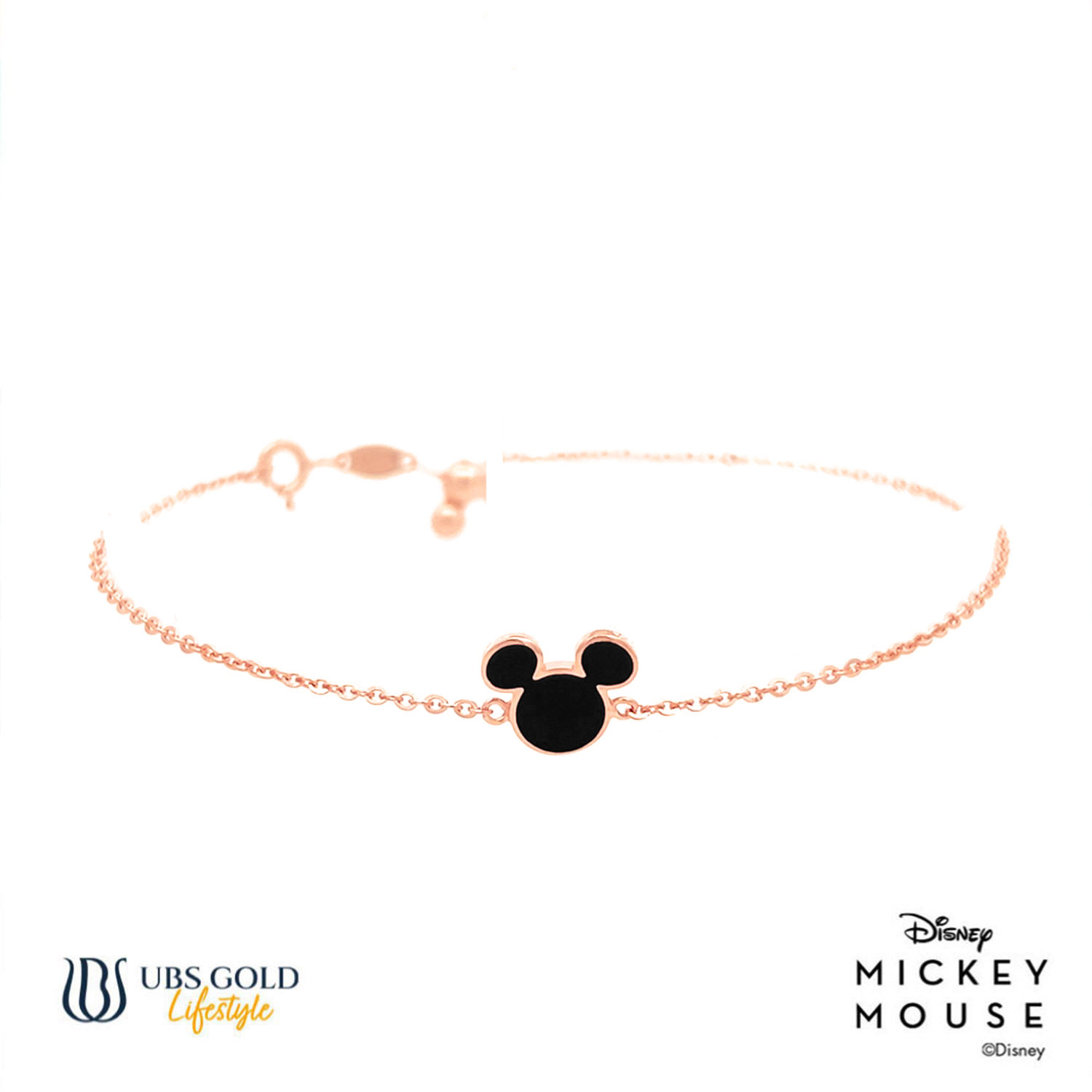 UBS Gold Gelang Emas Disney Mickey Mouse - Kgy0113 - 17K