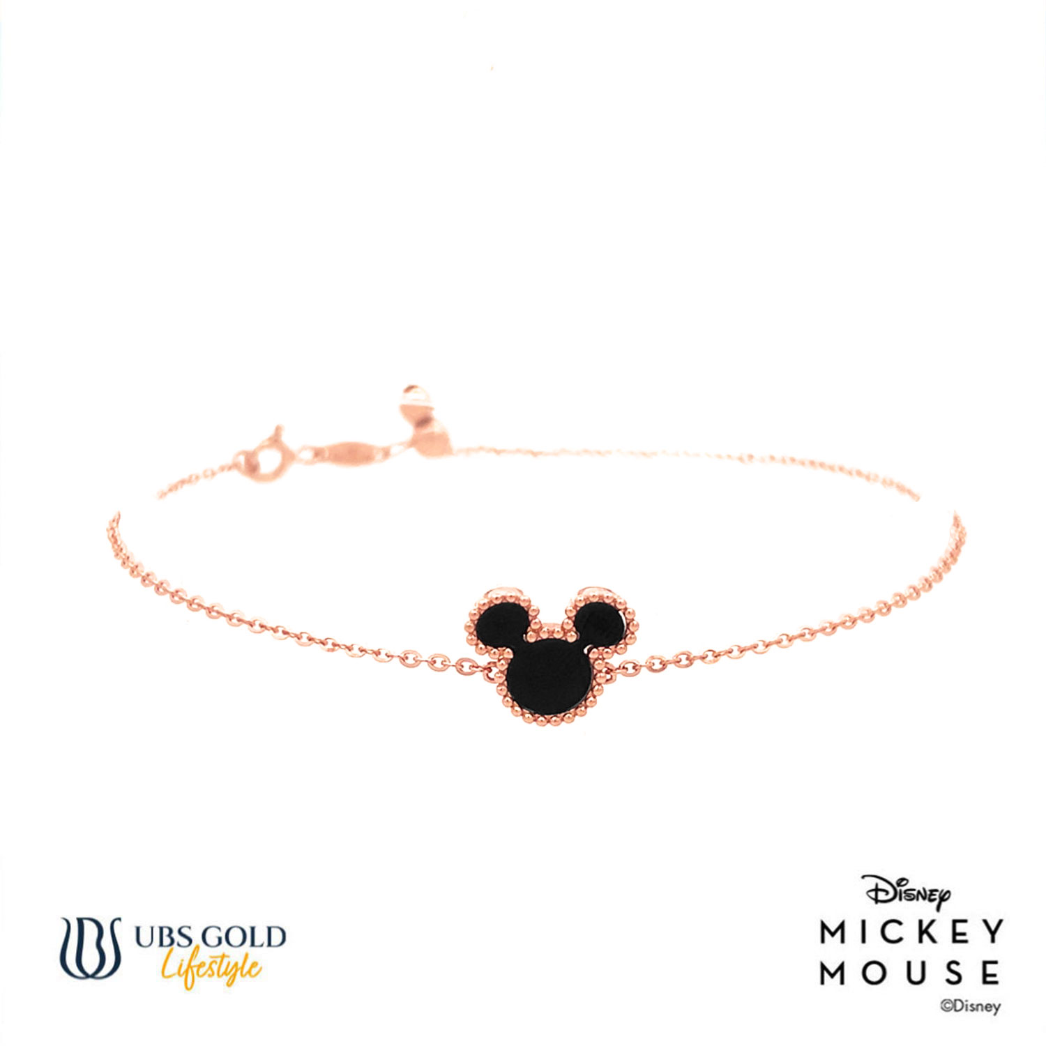 UBS Gold Gelang Emas Disney Mickey Mouse - Kgy0121 - 17K