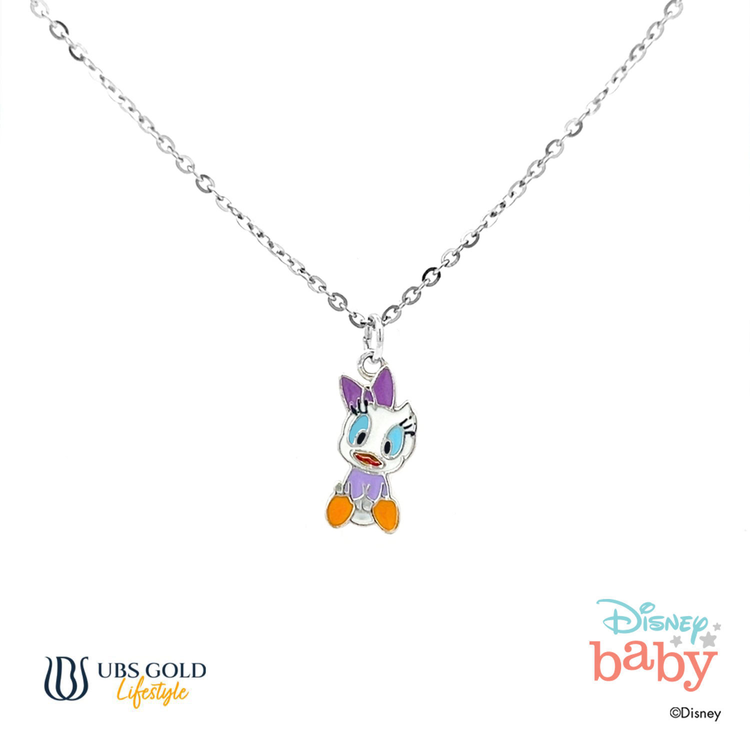 UBS Gold Kalung Emas Anak Disney Daisy Duck - Kky0099B - 17K