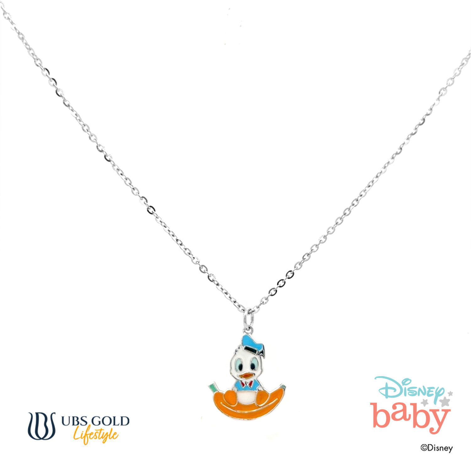 UBS Gold Kalung Emas Anak Disney Donald Duck - Kky0245B - 17K