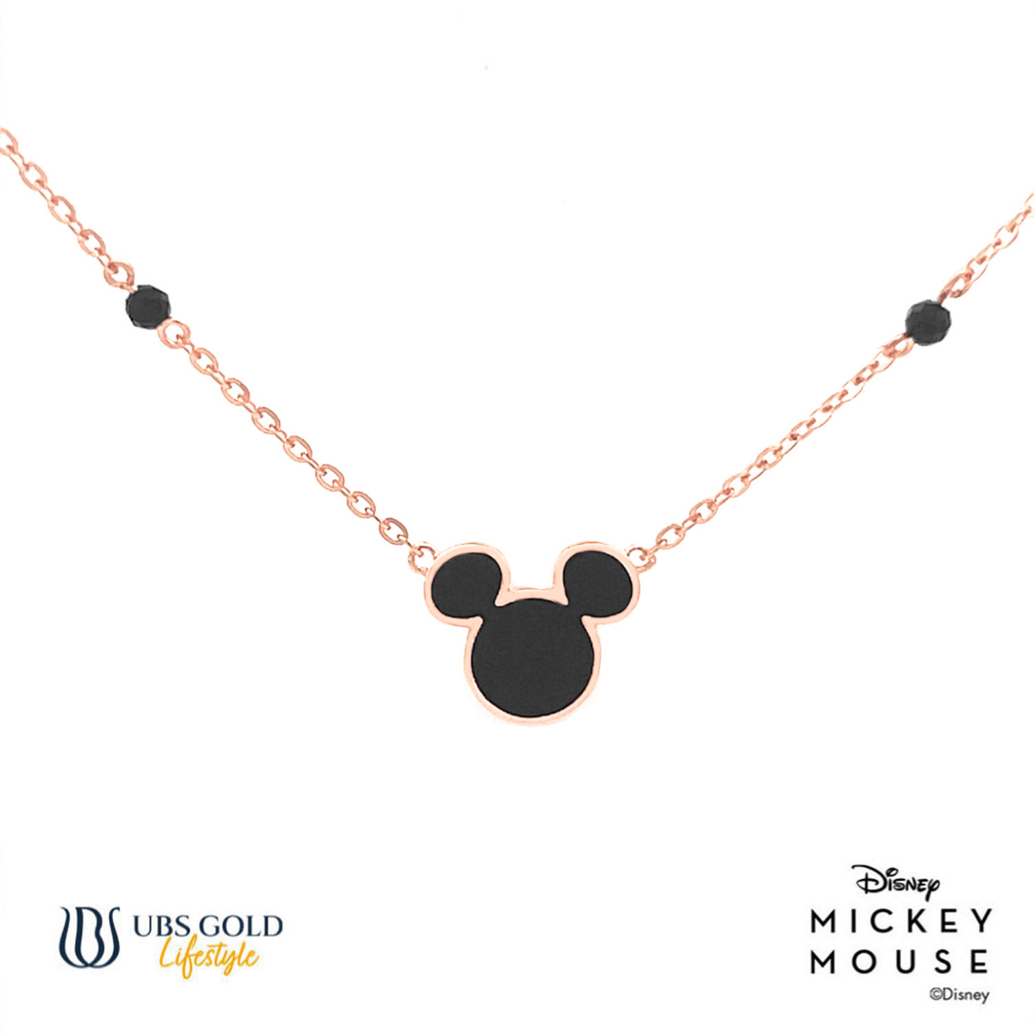 UBS Gold Kalung Emas Disney Mickey Mouse - Kky0476B - 17K