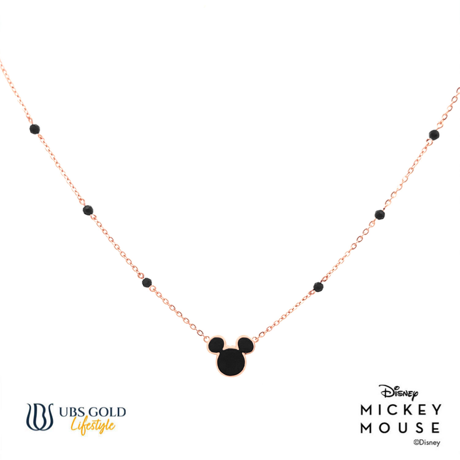 UBS Gold Kalung Emas Disney Mickey Mouse - Kky0476B - 17K