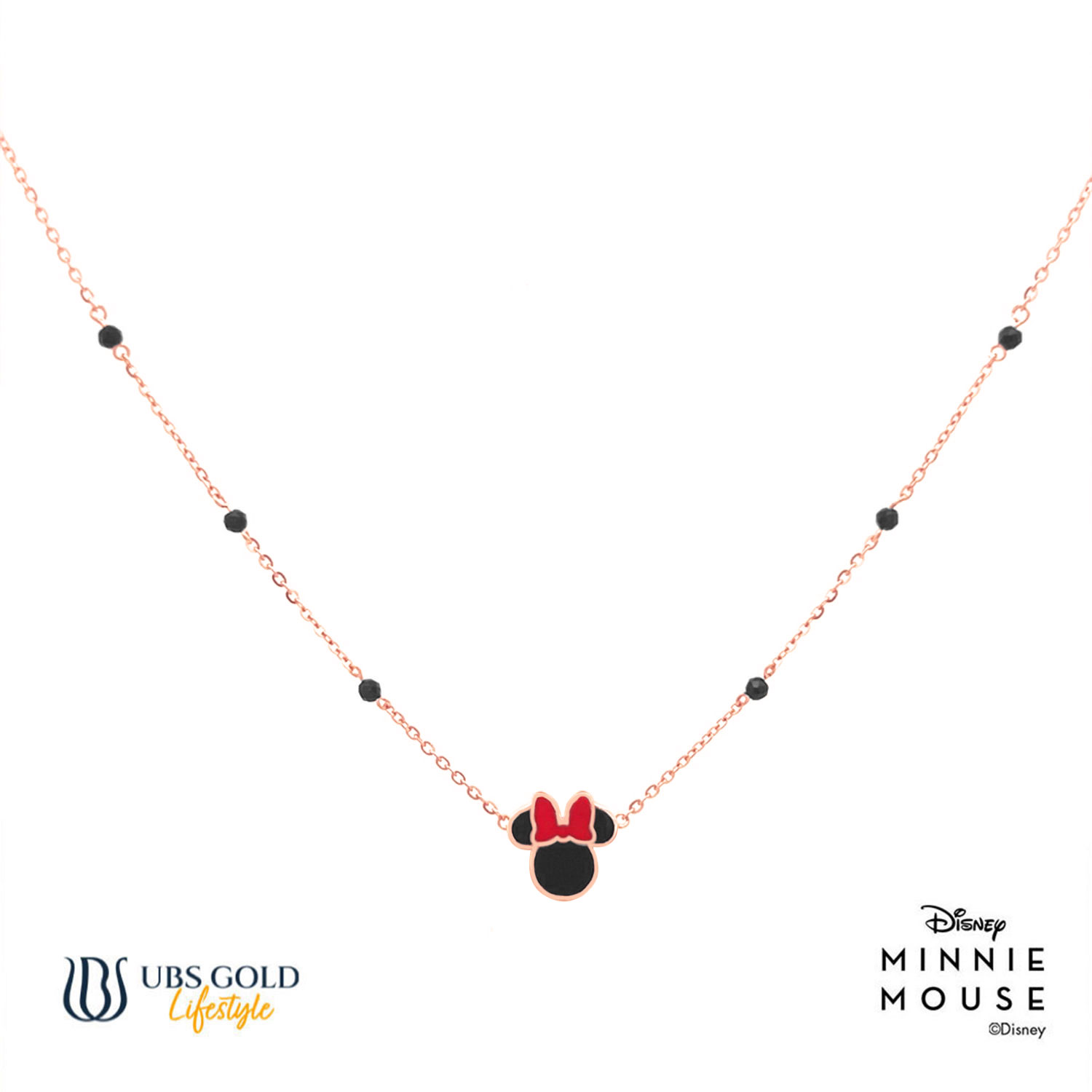 UBS Gold Kalung Emas Disney Minnie Mouse - Kky0480B - 17K