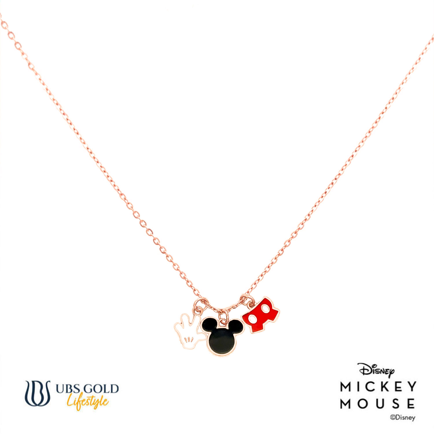 UBS Gold Kalung Emas Disney Mickey Mouse - Kky0493 - 17K