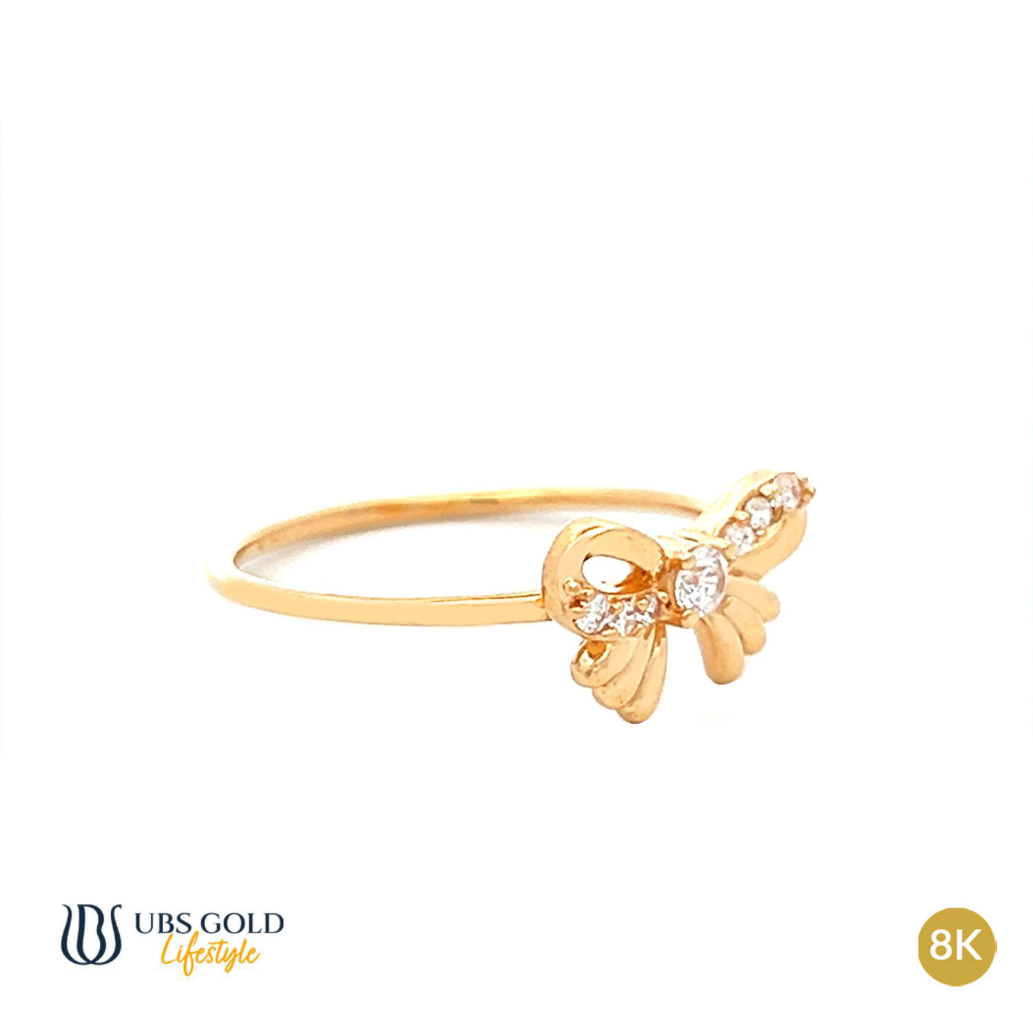 UBS Gold Cincin Emas Millie Molly - Ksc0941K - 8K