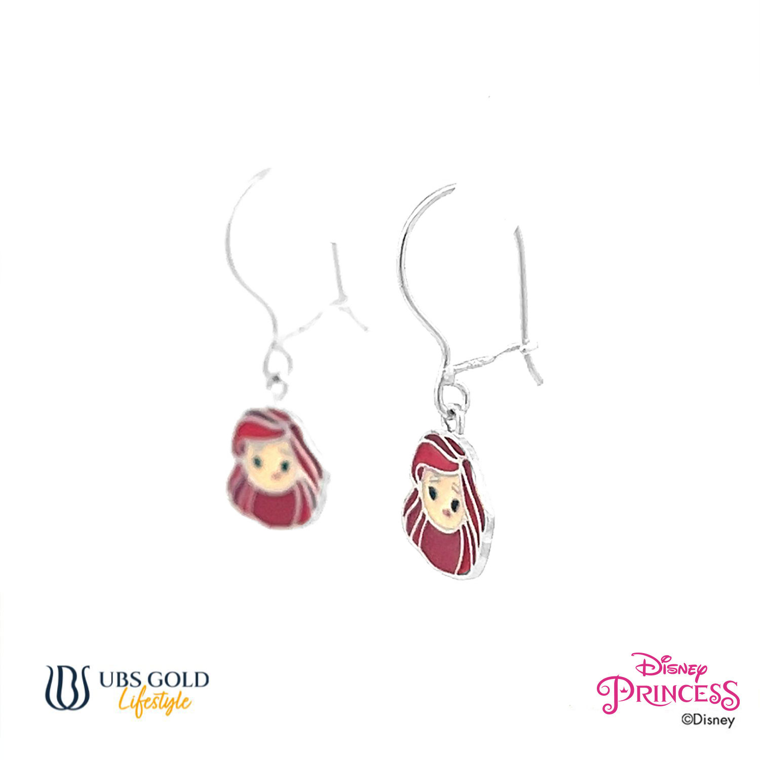 UBS Gold Anting Emas Anak Disney Princess Ariel - Aay0111 - 17K