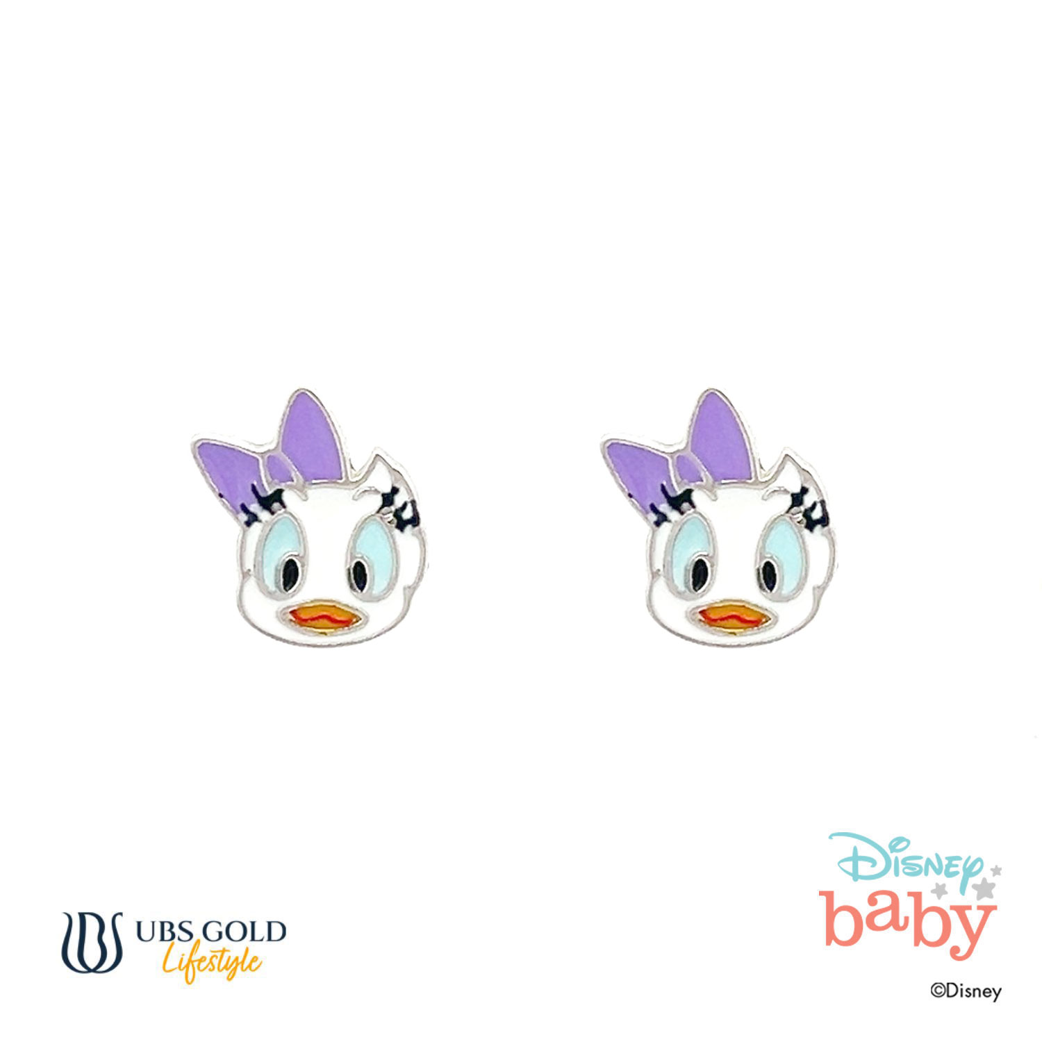 UBS Gold Anting Emas Anak Disney Daisy Duck - Awy0018 - 17K