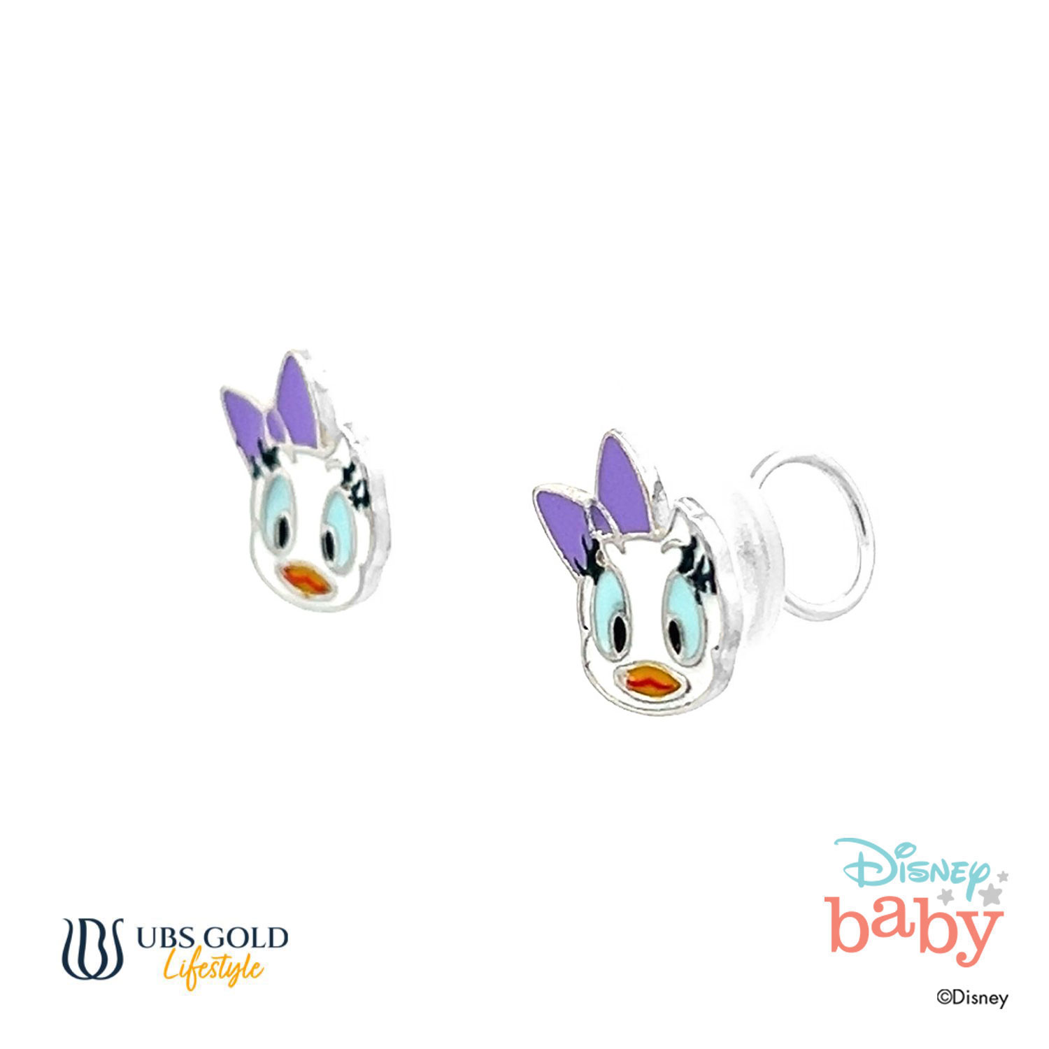 UBS Gold Anting Emas Anak Disney Daisy Duck - Awy0018 - 17K