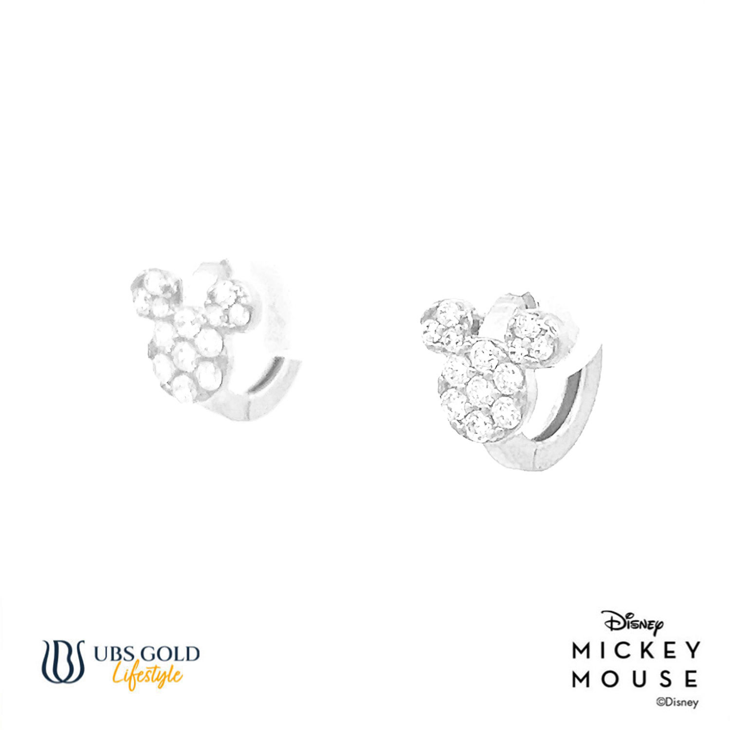 UBS Gold Anting Emas Disney Mickey Mouse - Cay0031 - 17K