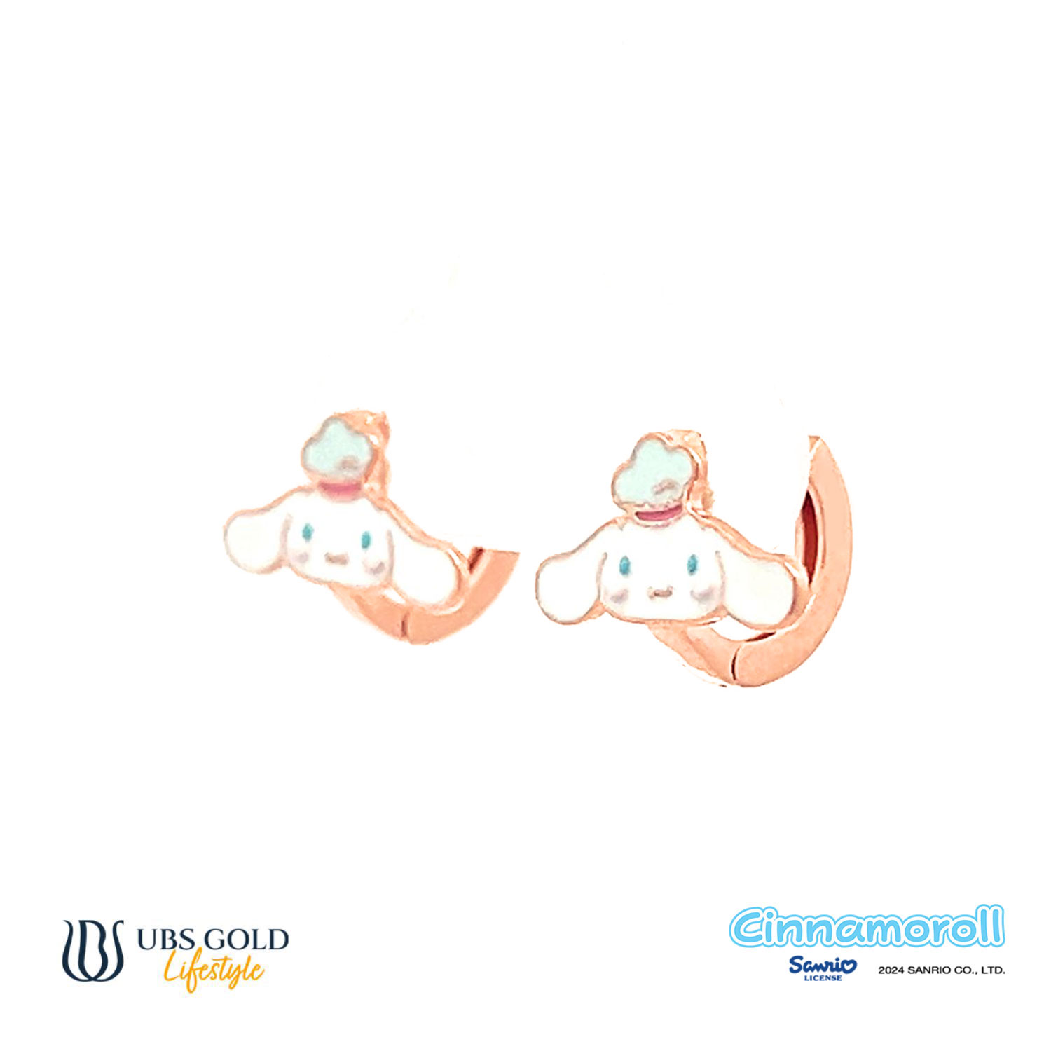 UBS Gold Anting Emas Sanrio Cinnamoroll - Caz0008 - 17K