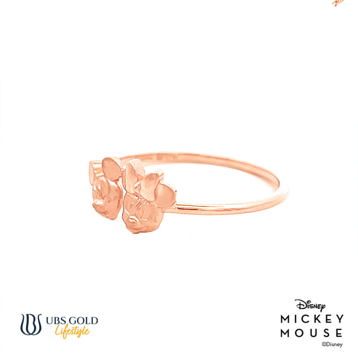 UBS Gold Cincin Emas Disney Mickey Minnie Mouse - Ccy0126 - 17K