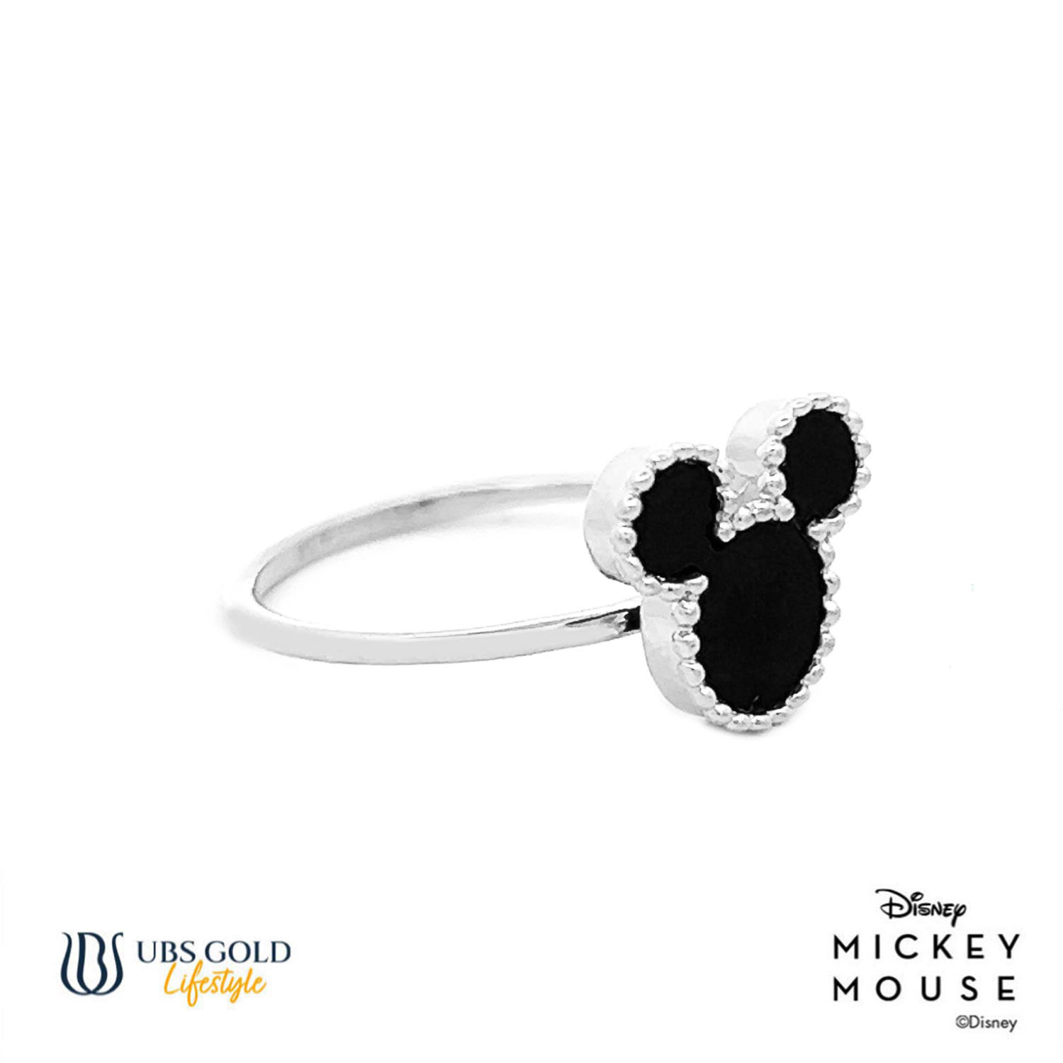 UBS Gold Cincin Emas Disney Mickey Mouse - Ccy0206 - 17K