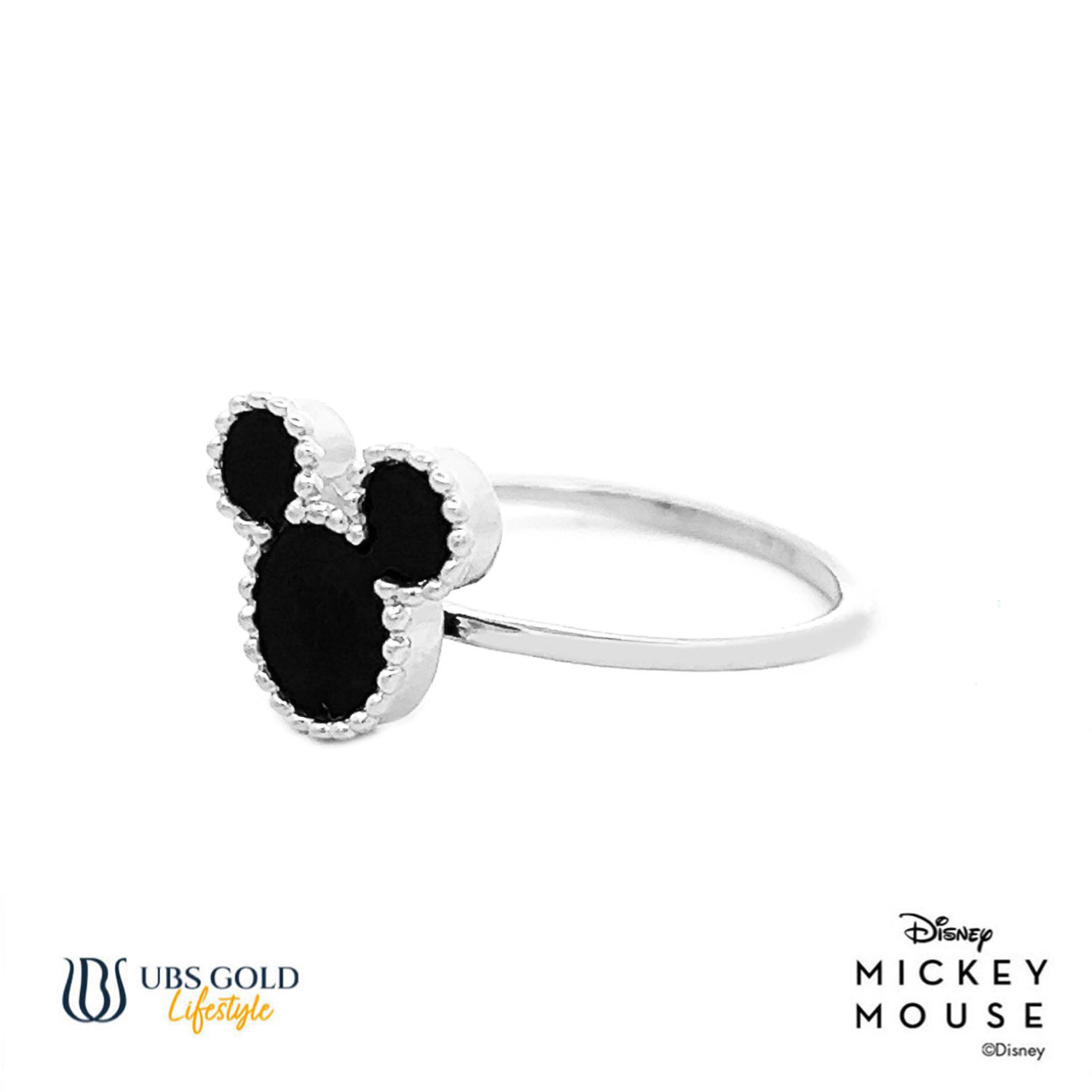 UBS Gold Cincin Emas Disney Mickey Mouse - Ccy0206 - 17K