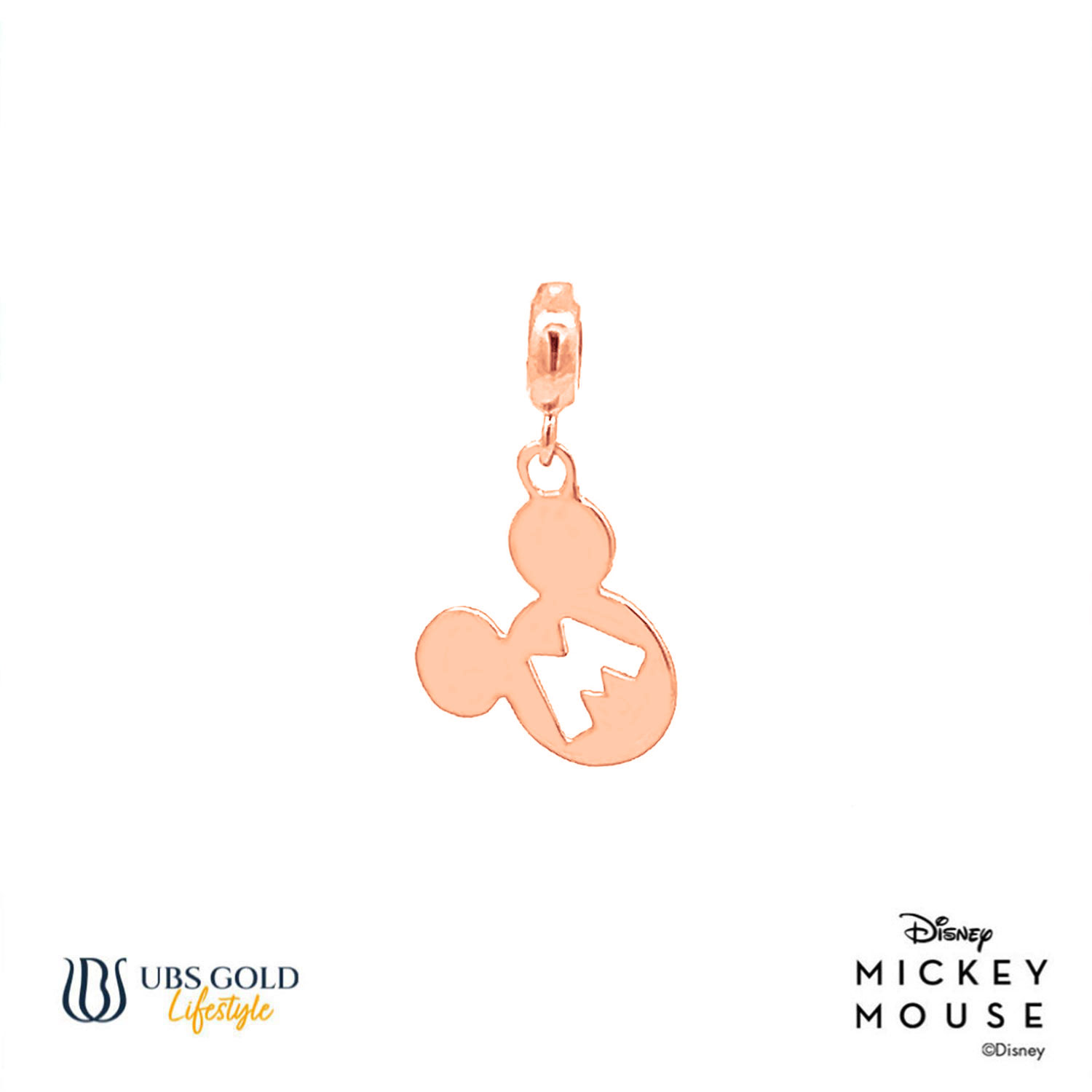 UBS Gold Liontin Emas Disney Mickey Mouse - Cmy0004 - 17K