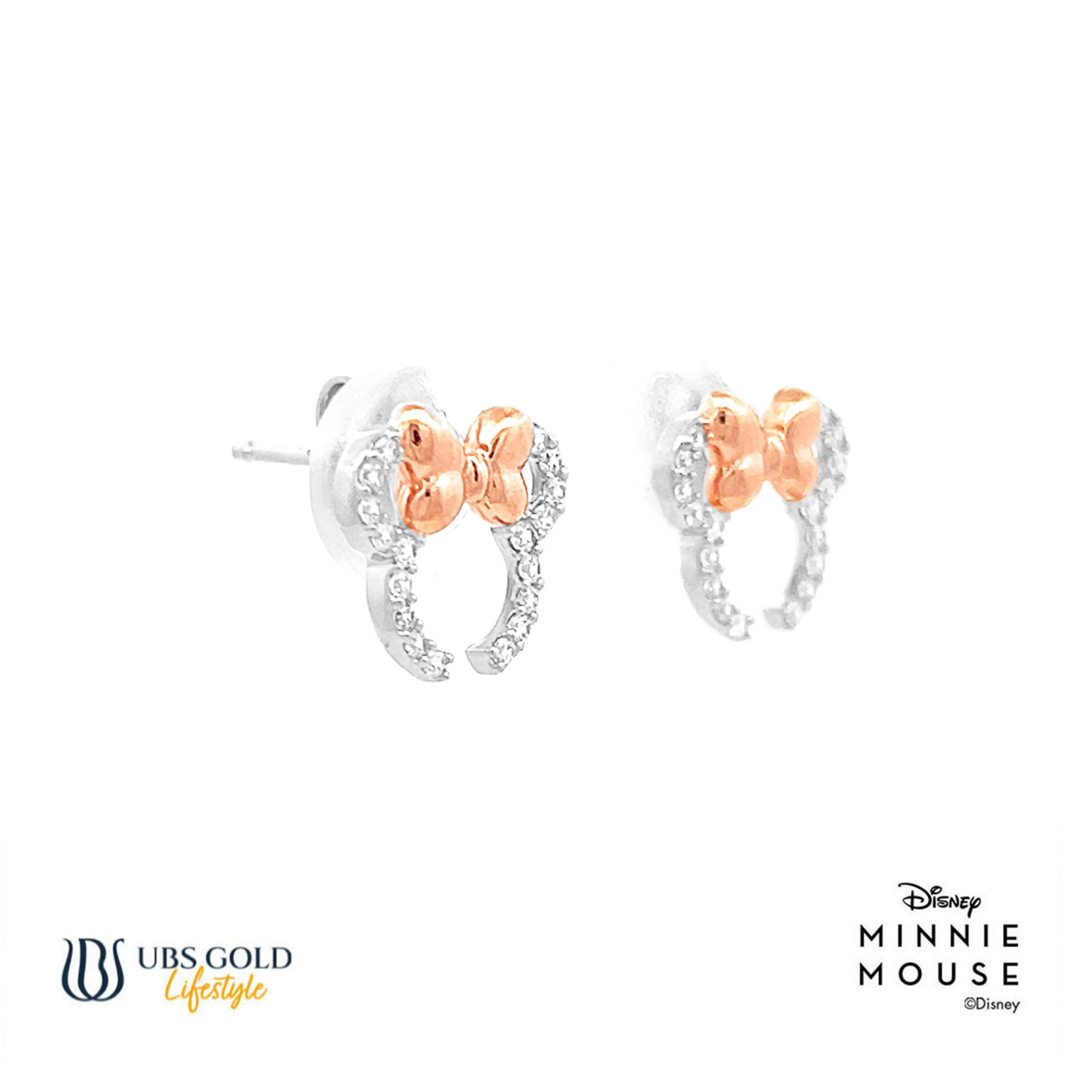 UBS Gold Anting Emas Disney Minnie Mouse - Cwy0052 - 17K