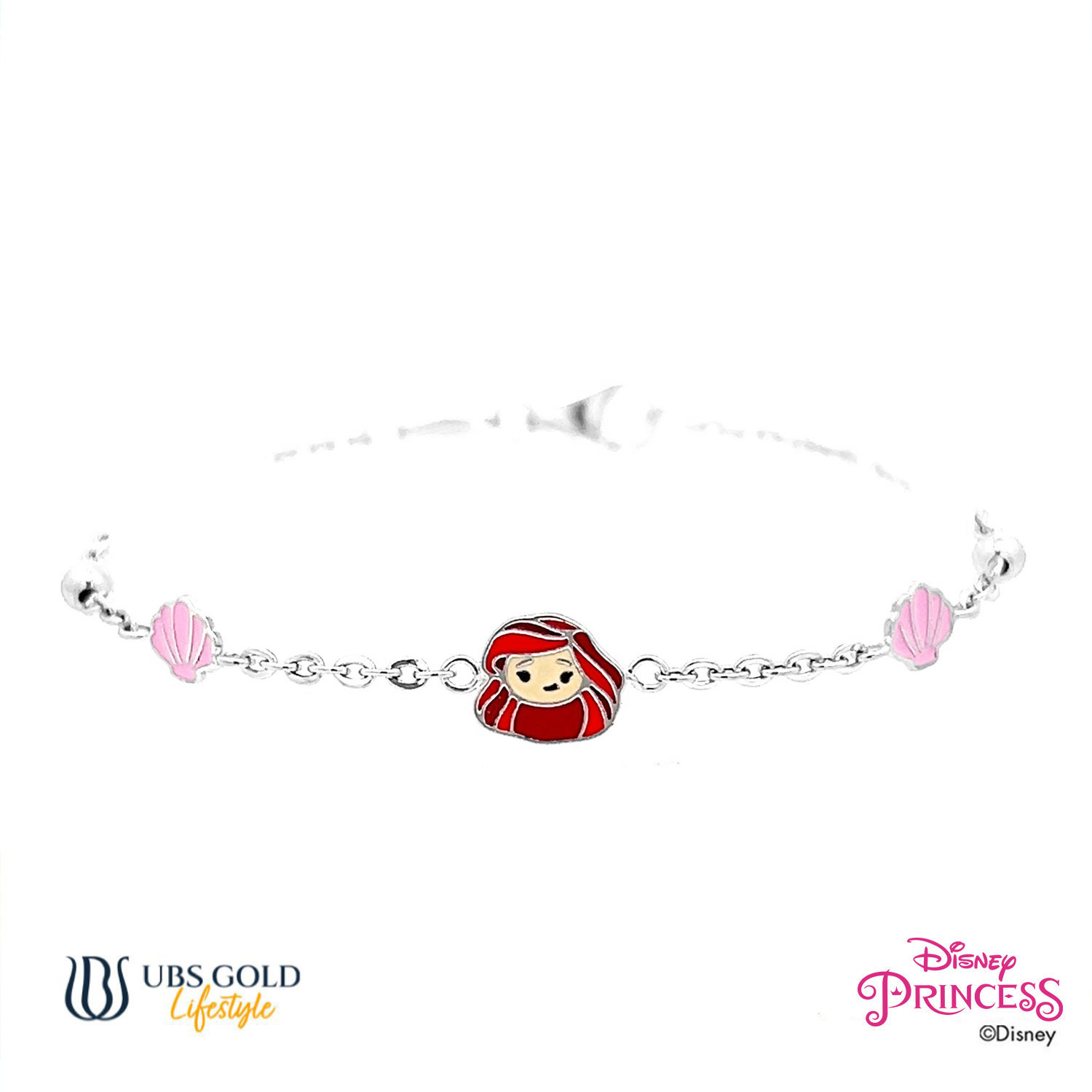 UBS Gold Gelang Emas Anak Disney Princess Ariel - Hgy0176 - 17K