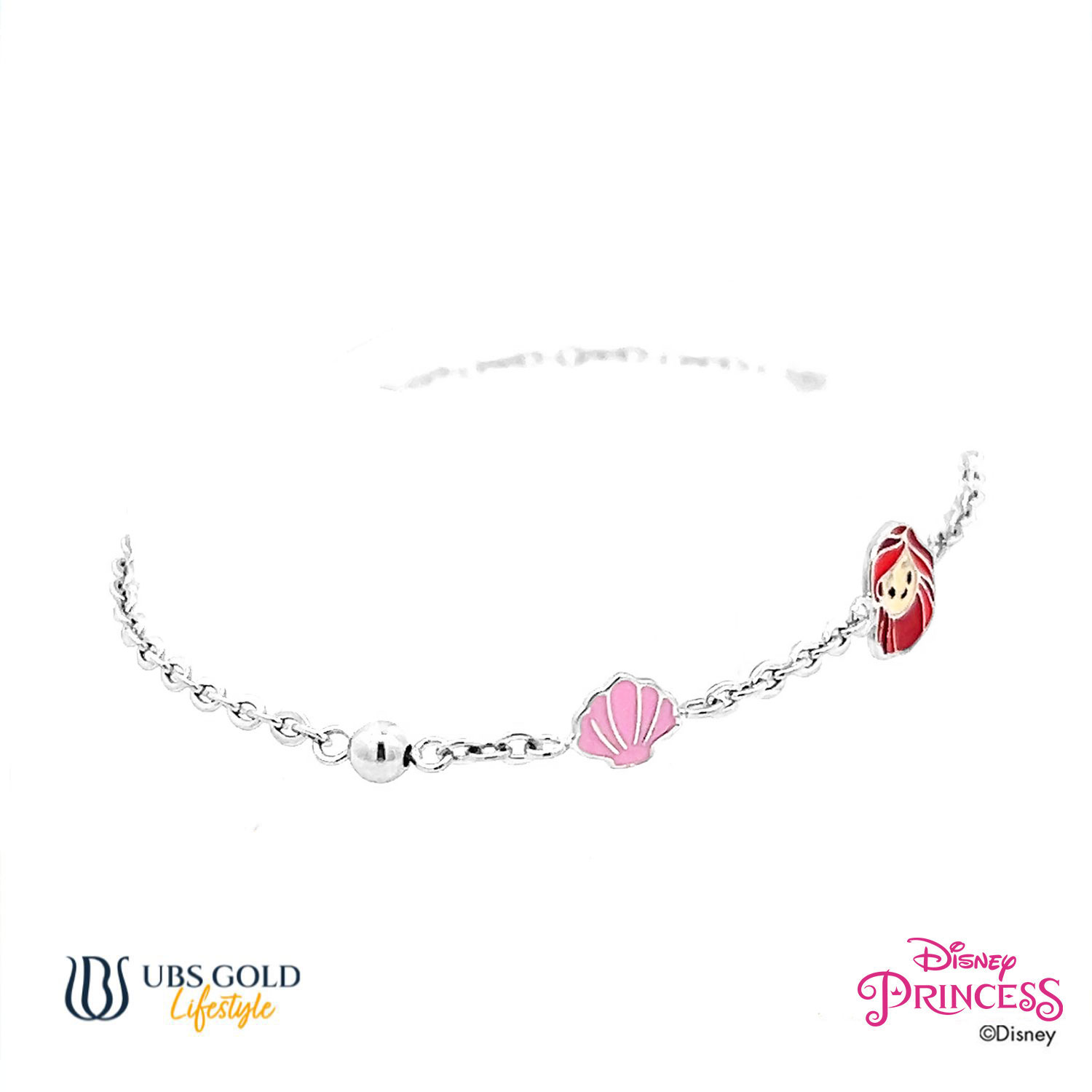 UBS Gold Gelang Emas Anak Disney Princess Ariel - Hgy0176 - 17K