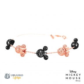 UBS Gold Gelang Emas Disney Mickey Minnie Mouse - Kgy0119 - 17K