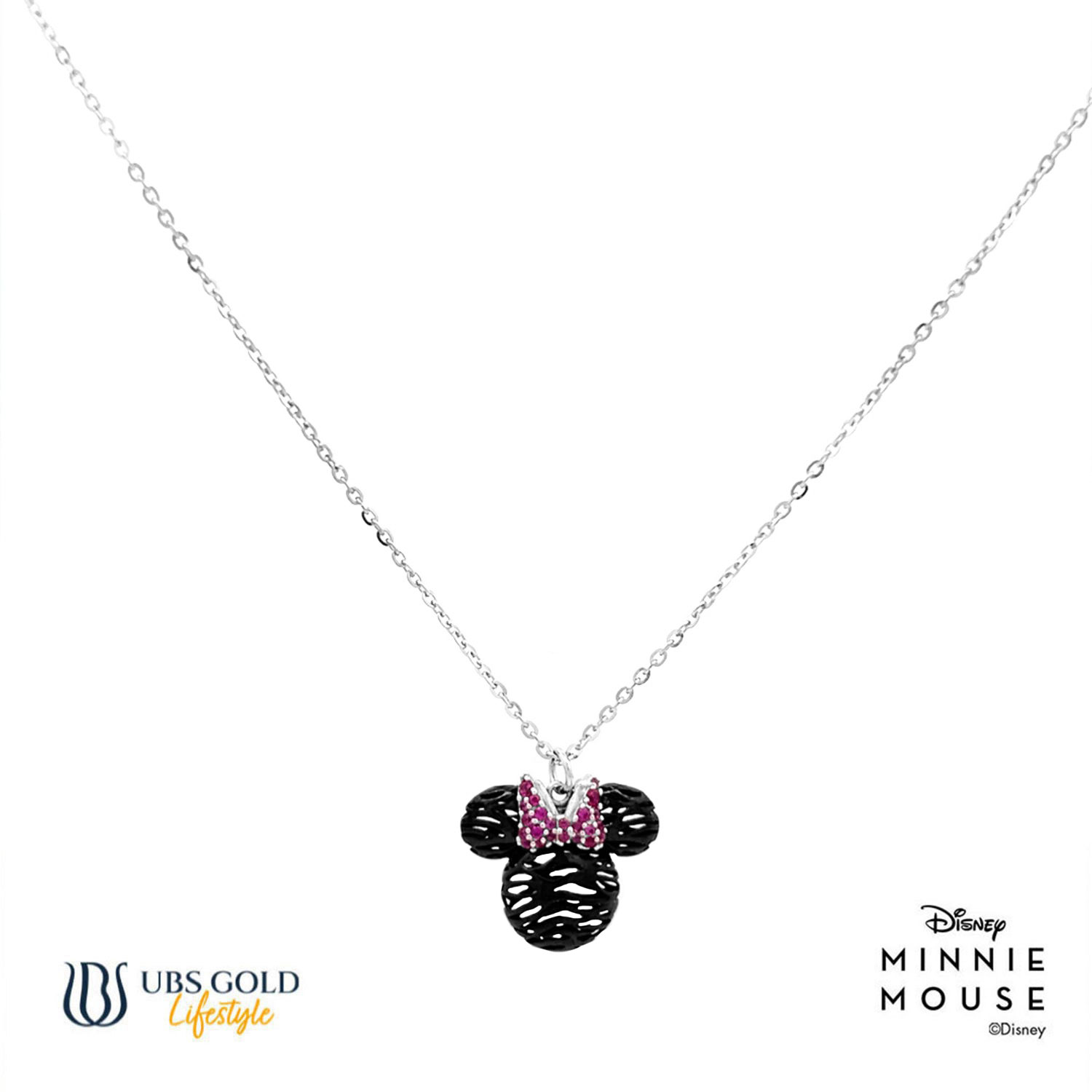 UBS Gold Kalung Emas Disney Minnie Mouse - Kky0469B - 17K