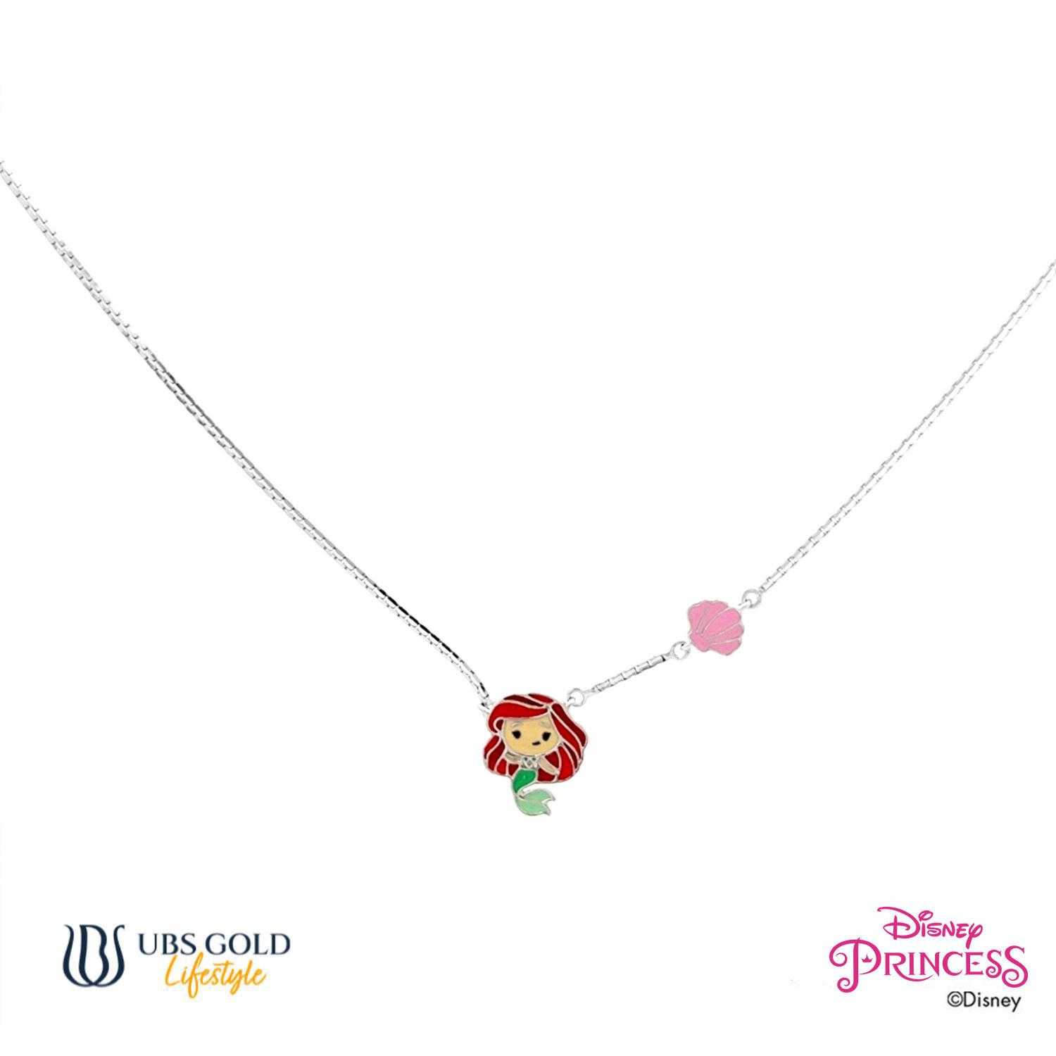 UBS Gold Kalung Emas Anak Disney Princess Ariel - Kky0498 - 17K