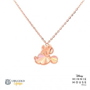 UBS Gold Kalung Emas Disney Minnie Mouse Rainbow - Kky0502 - 17K