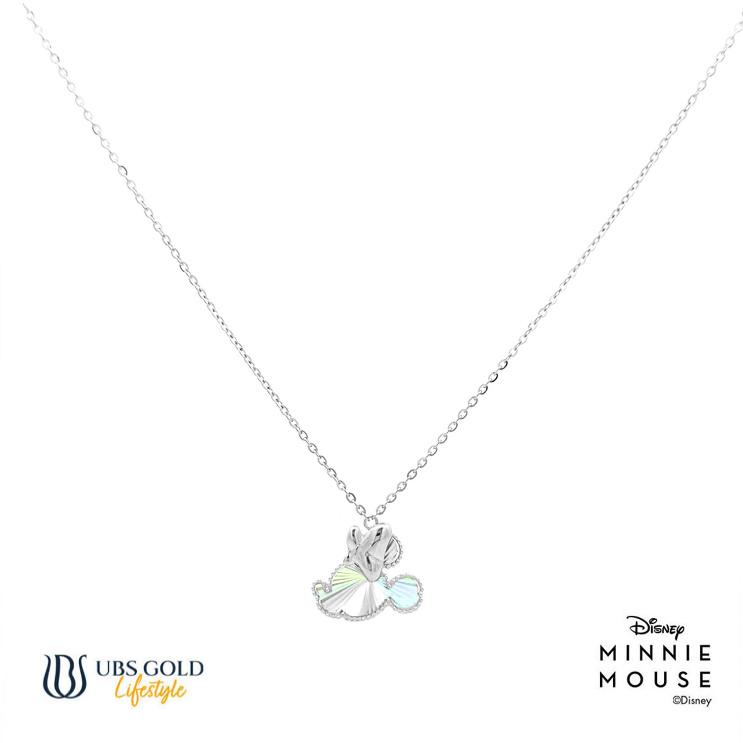 UBS Gold Kalung Emas Disney Minnie Mouse Rainbow - Kky0502 - 17K