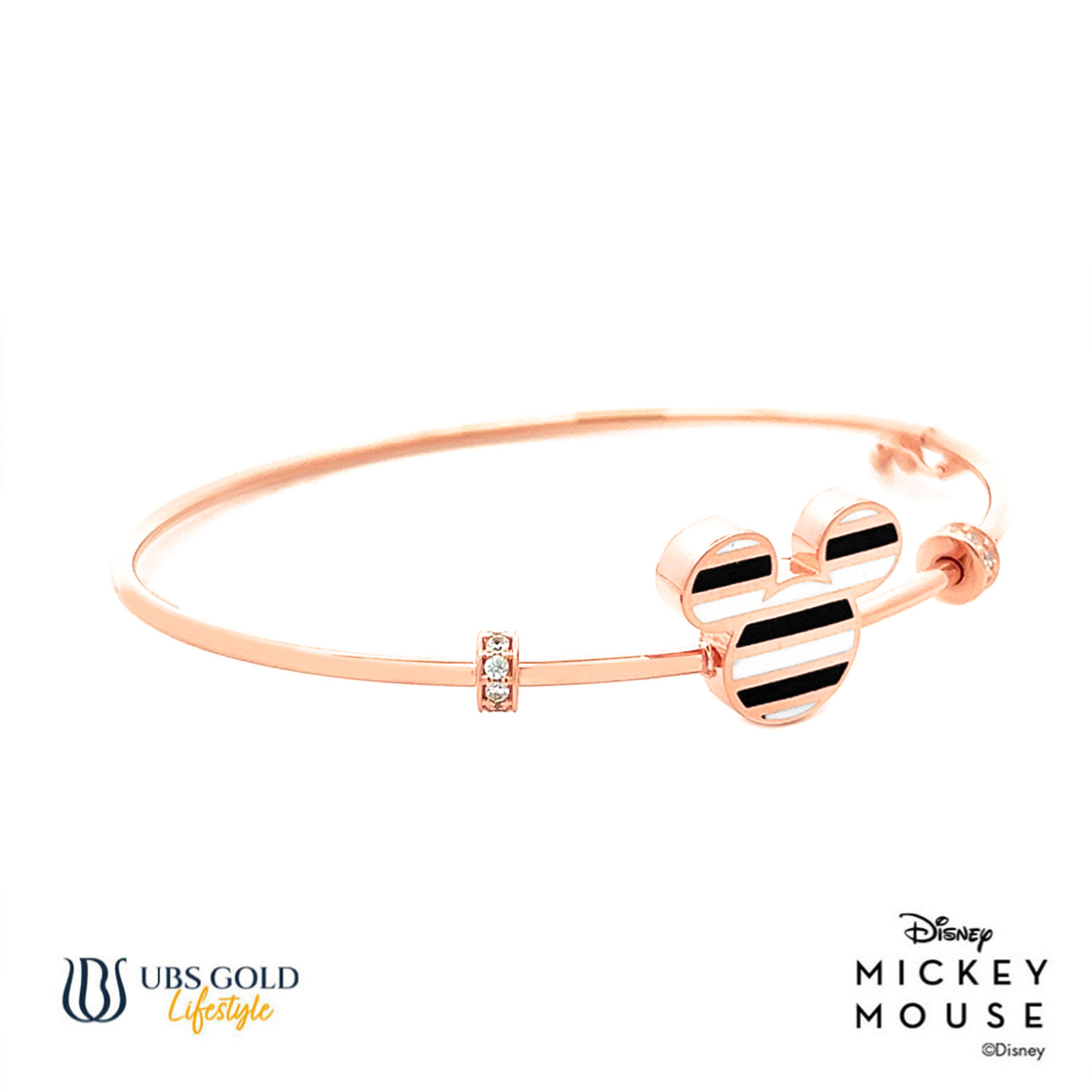 UBS Gold Gelang Emas Disney Mickey Mouse - Vgy0142 - 17K