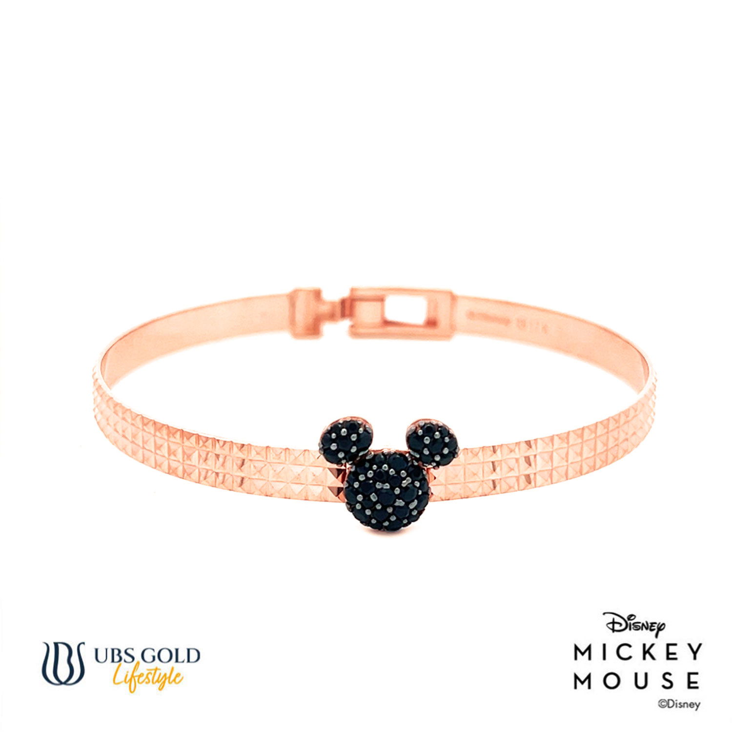 UBS Gold Gelang Emas Disney Mickey Mouse - Vgy0150 - 17K