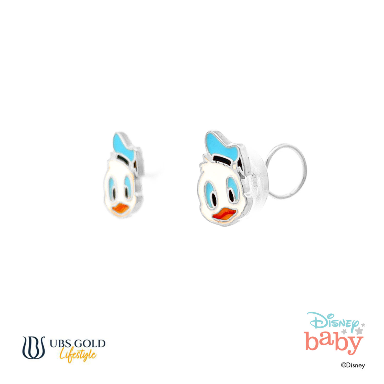 UBS Gold Anting Emas Anak Disney Donald Duck - Awy0017 - 17K