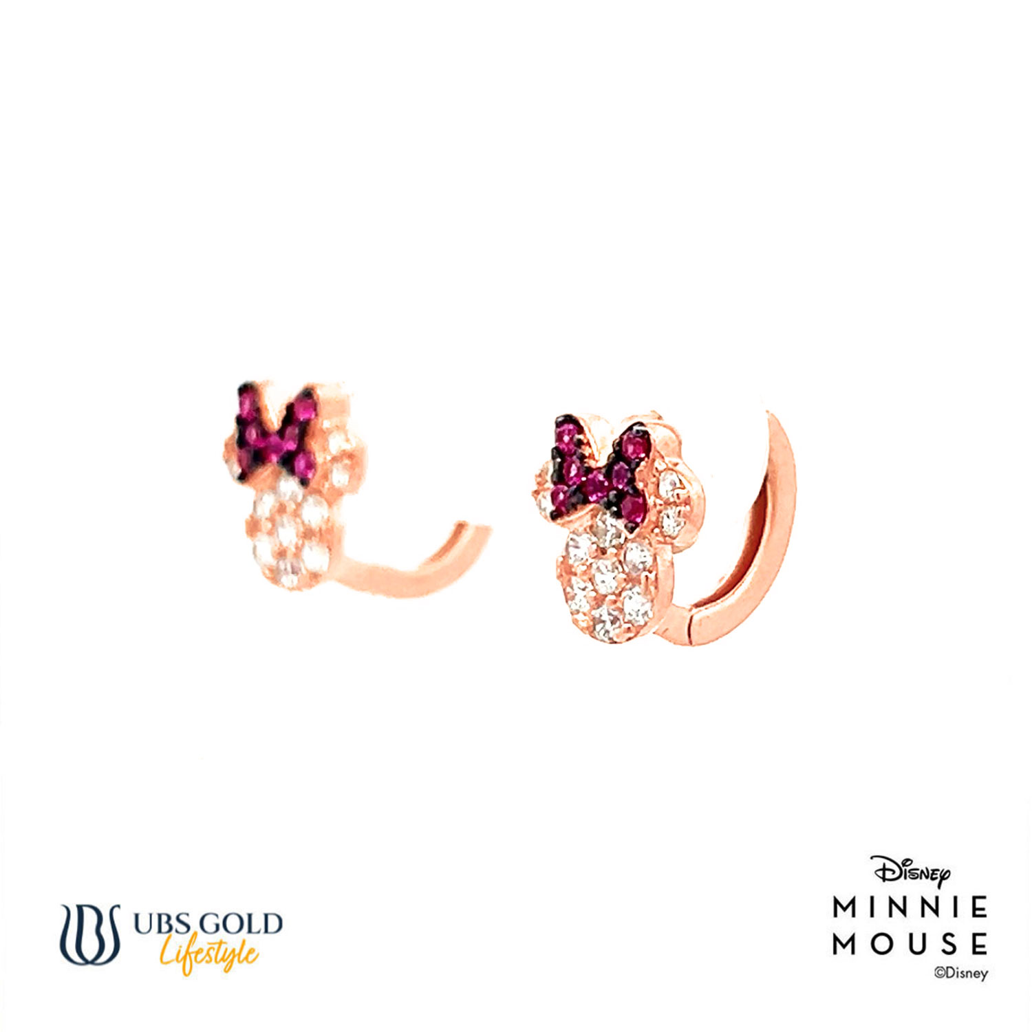 UBS Gold Anting Emas Anak Disney Minnie Mouse - Cay0032 - 17K