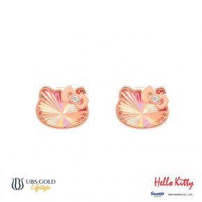 UBS Gold Anting Emas Sanrio Hello Kitty Rainbow - Ewz0001 - 17K