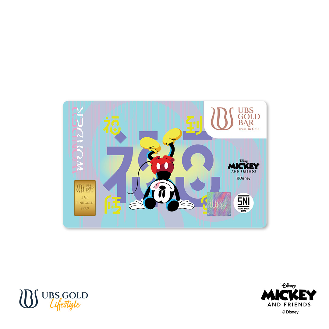 UBS Gold Logam Mulia Disney Mickey Mouse Wonder Fu 1 Gr