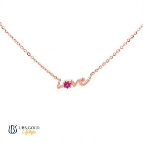 UBS Gold Kalung Emas Luna - Kkv15519 - 17K