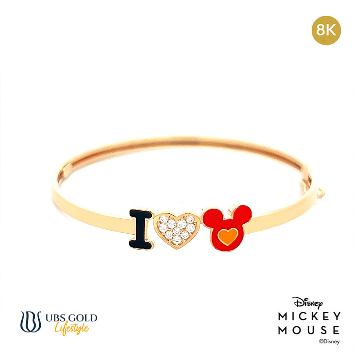 UBS Gold Gelang Emas Bayi Disney Minnie Mouse - Vgy0057K - 8K