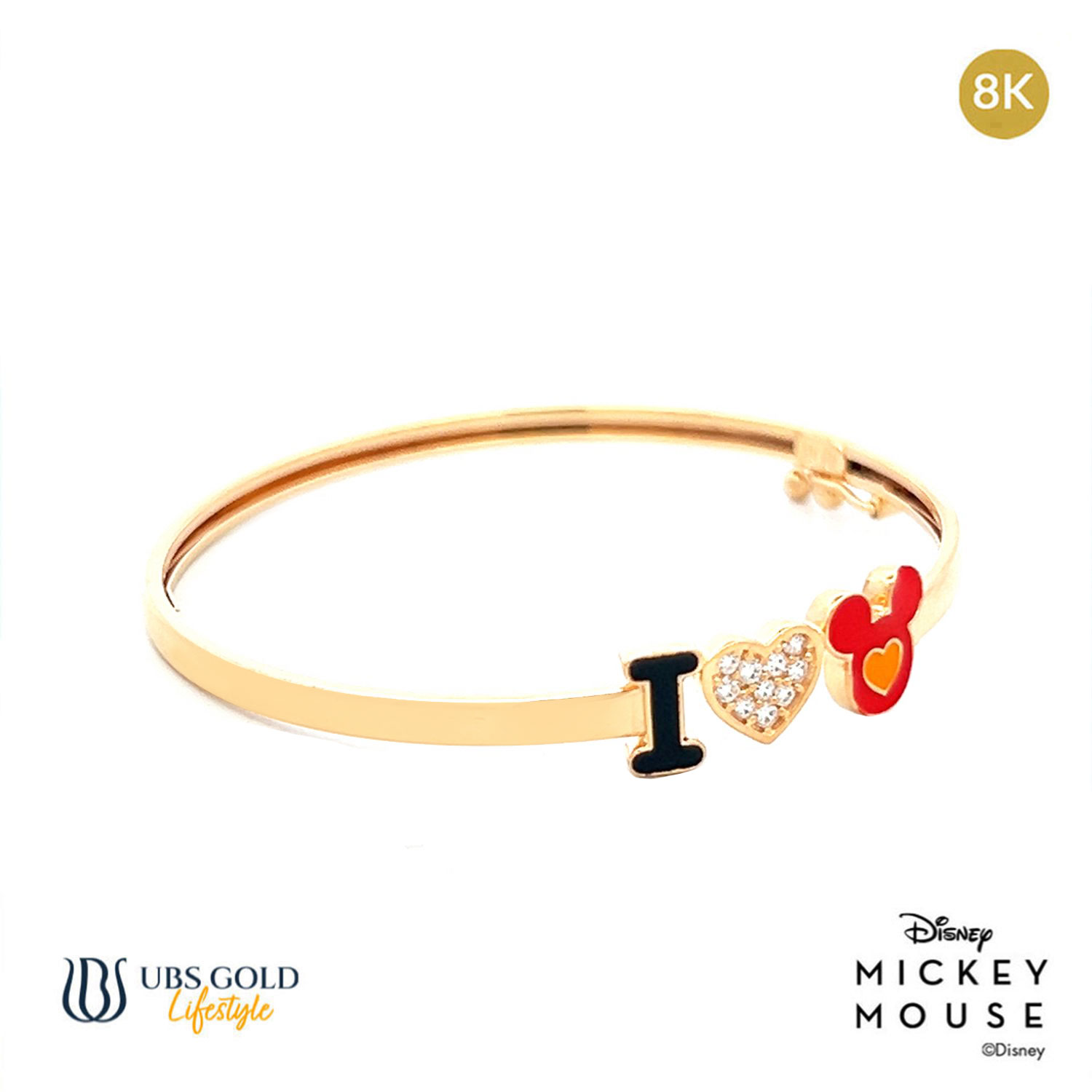 UBS Gold Gelang Emas Bayi Disney Minnie Mouse - Vgy0057K - 8K