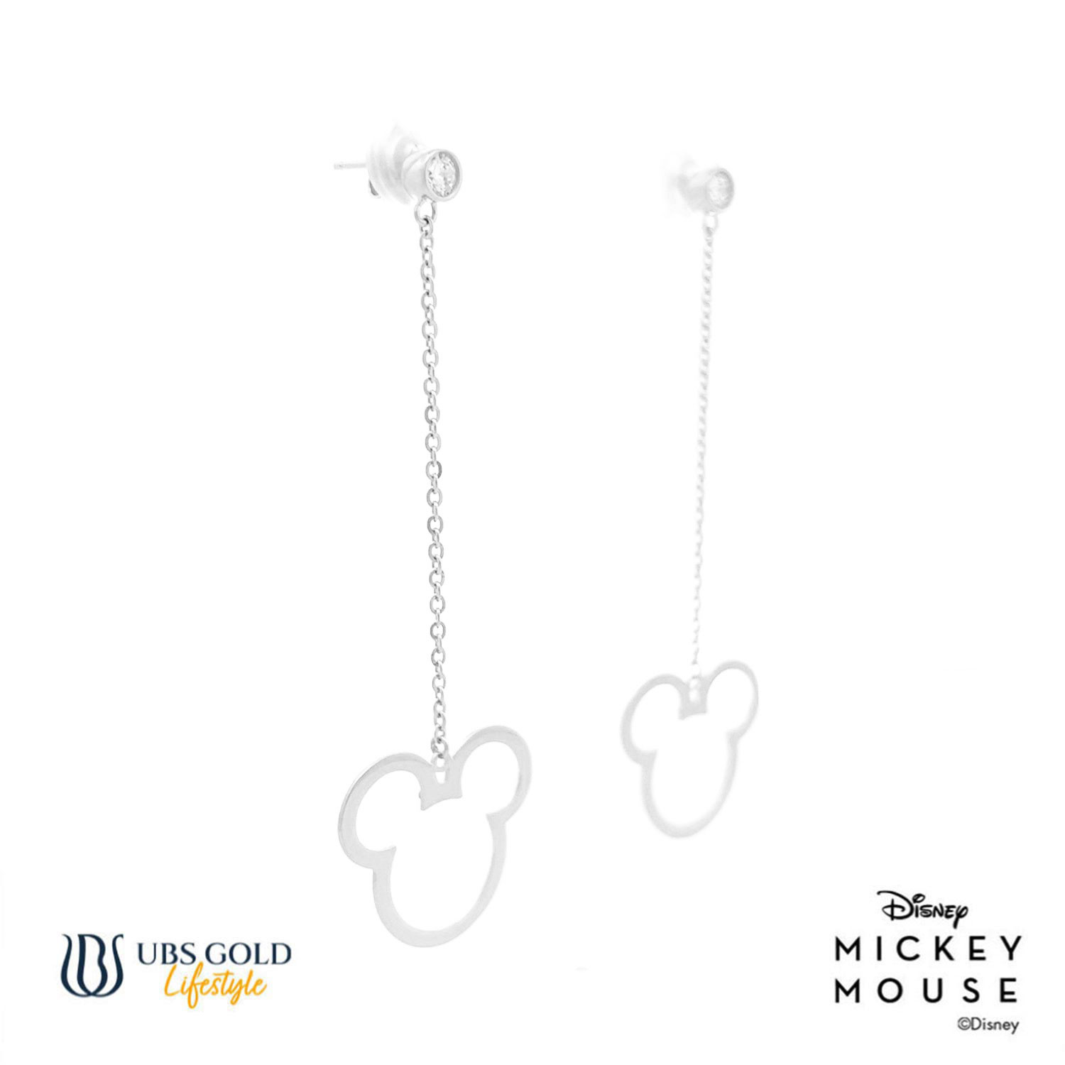 UBS Gold Anting Emas Disney Mickey Mouse - Ewy0001 - 17K