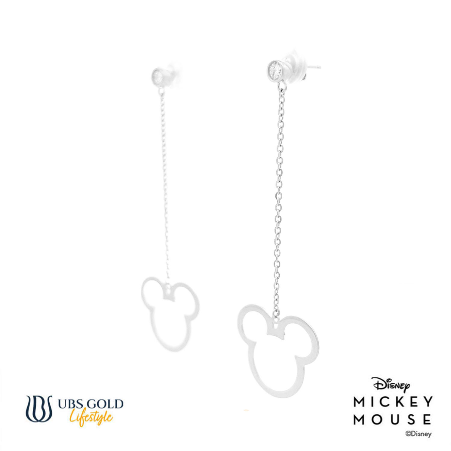 UBS Gold Anting Emas Disney Mickey Mouse - Ewy0001 - 17K