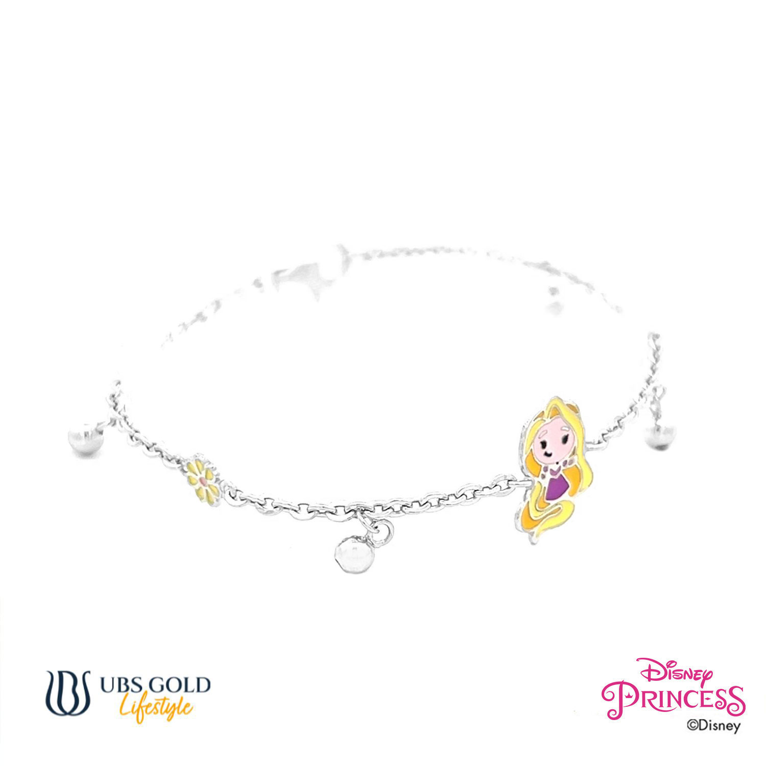 UBS Gold Gelang Emas Anak Disney Princess Rapunzel - Hgy0175 - 17K